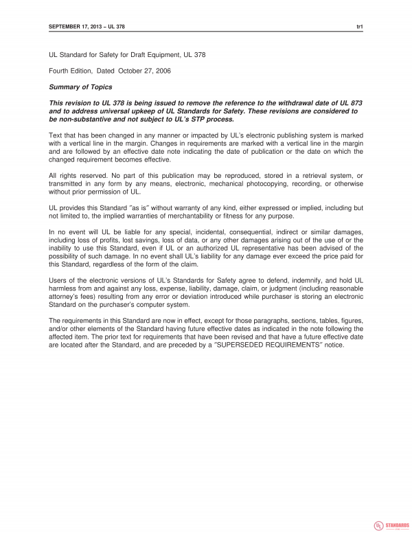 UL 378 PDF